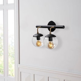 Opviq Gondol - 3012 Aplique de Pared Industrial Negro